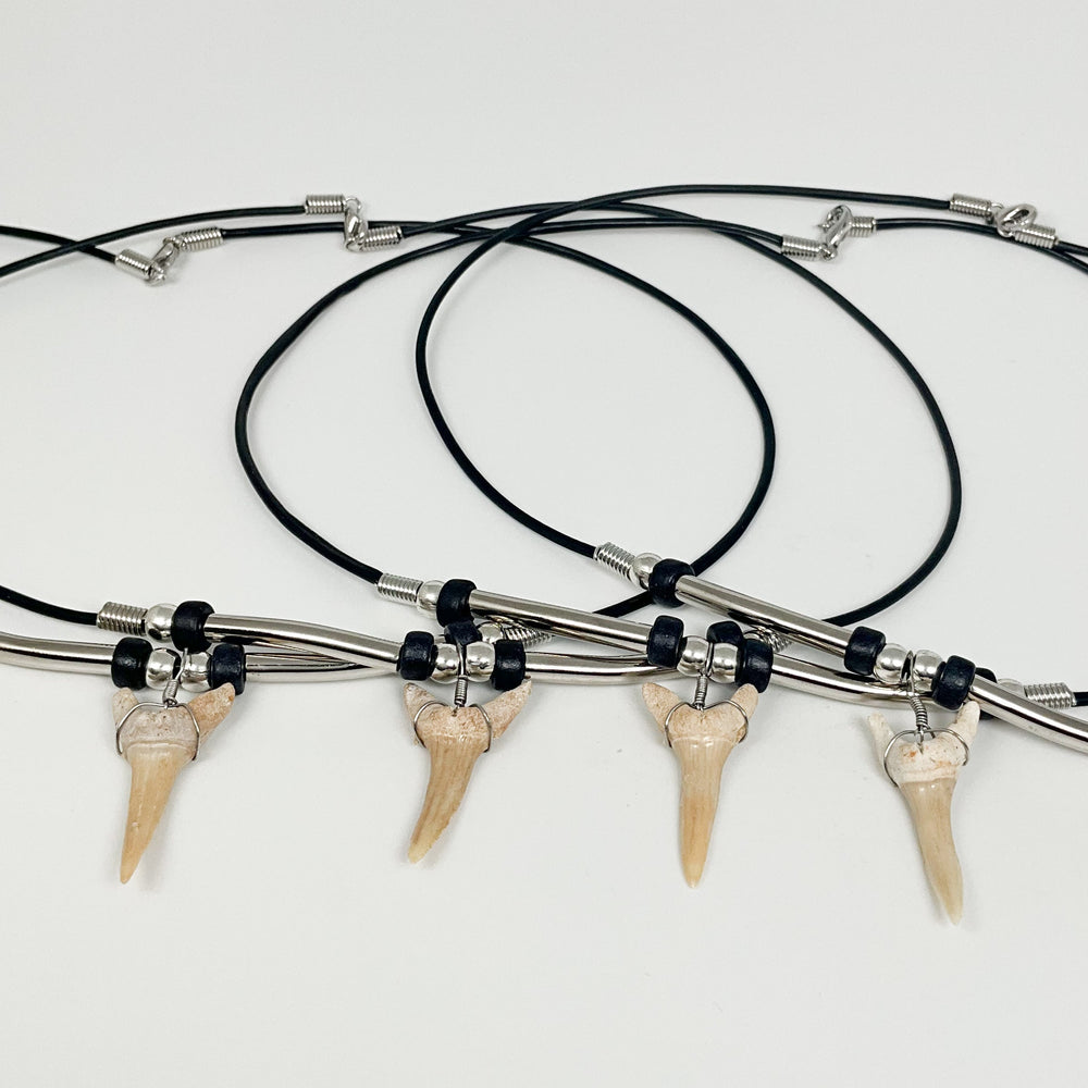 Fossilized Shark Tooth Necklace