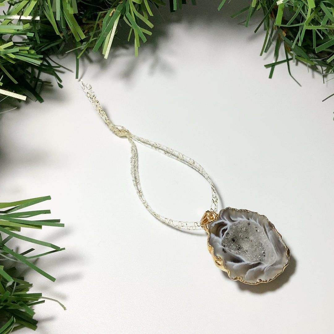 Geode Christmas Ornament