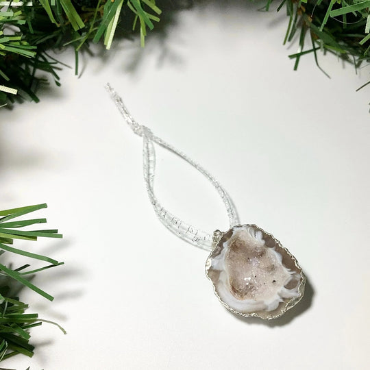 Geode Christmas Ornament