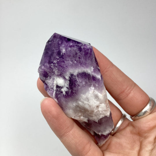 Chevron Amethyst Scepter