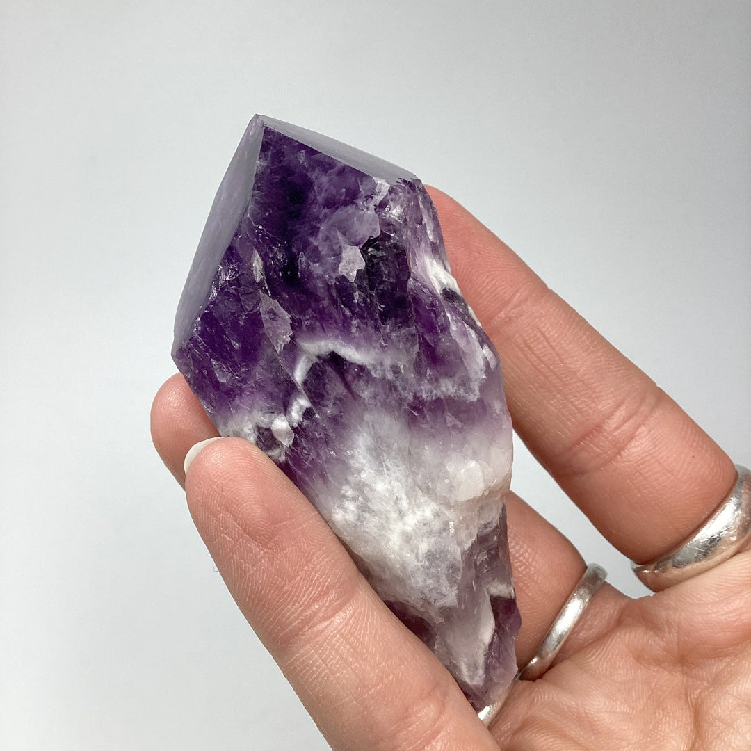 Chevron Amethyst Scepter