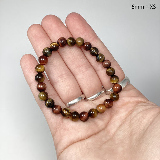 Mixed Tiger Eye Beaded Bracelet