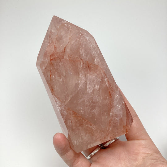 Red Hematoid Quartz Point