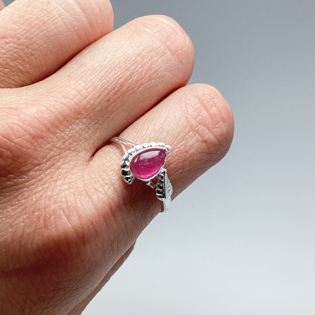 Pink Tourmaline Ring