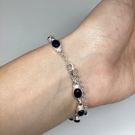 Sodalite Sterling Silver Bracelet