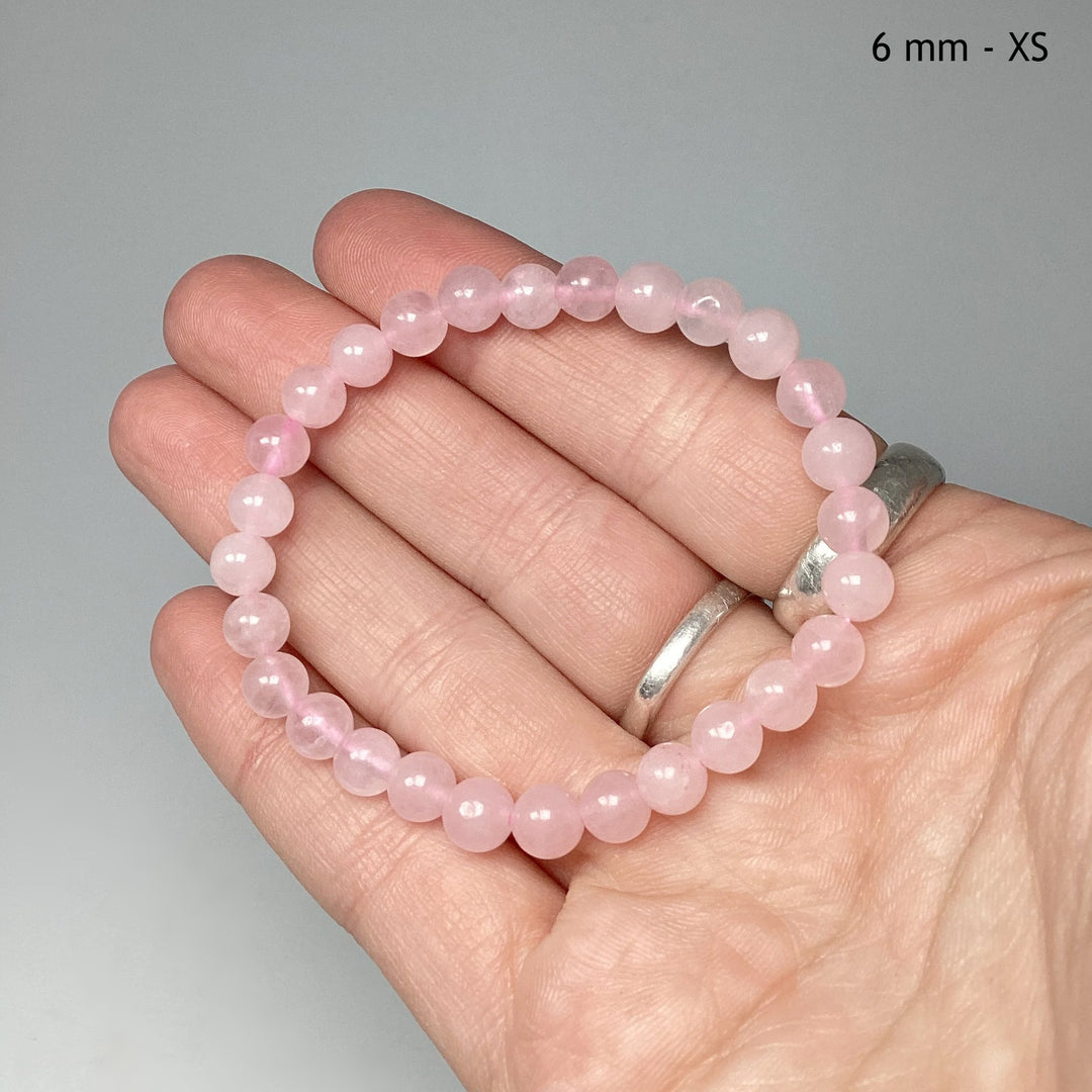 Rose Quartz Beaded Bracelet