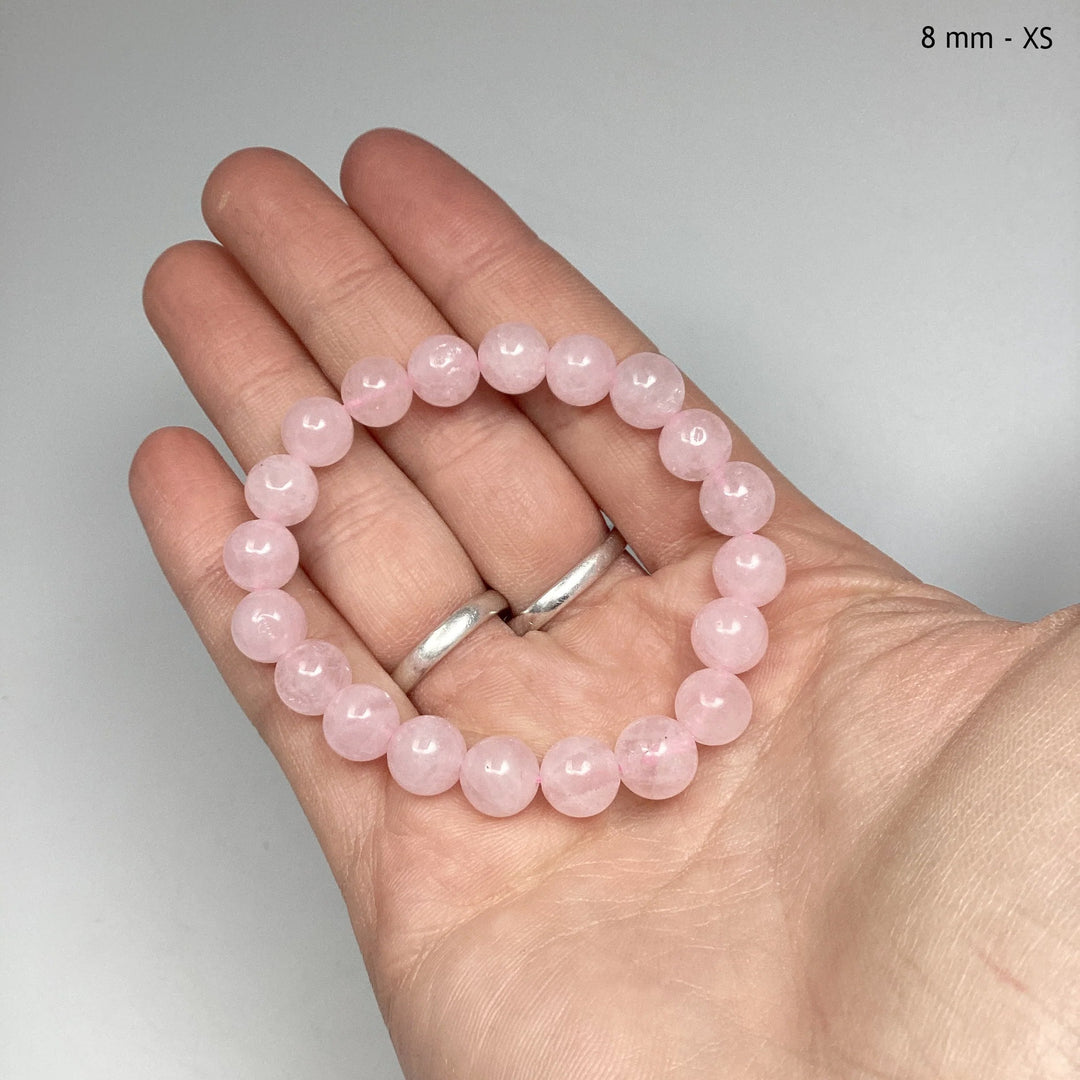 Rose Quartz Beaded Bracelet