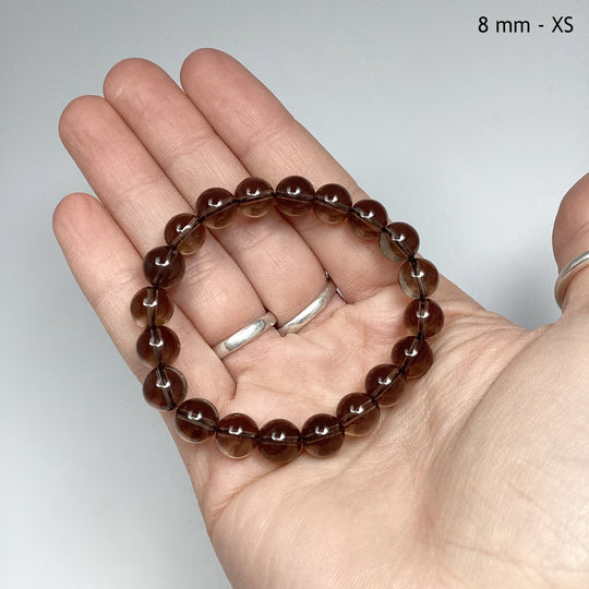 Smoky Quartz Beaded Bracelet