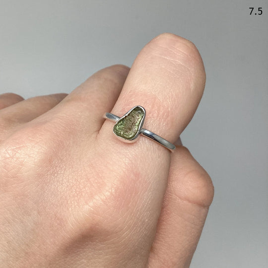 Moldavite Ring