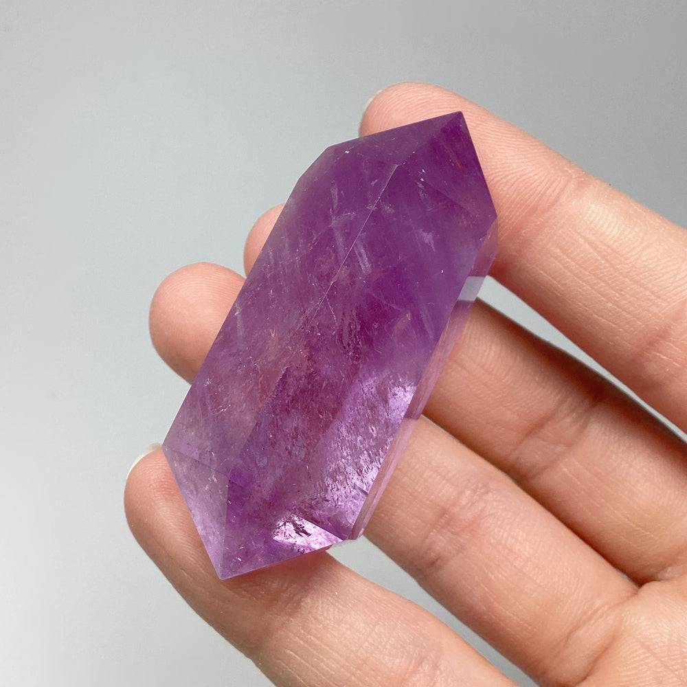 Double Terminated Amethyst Point