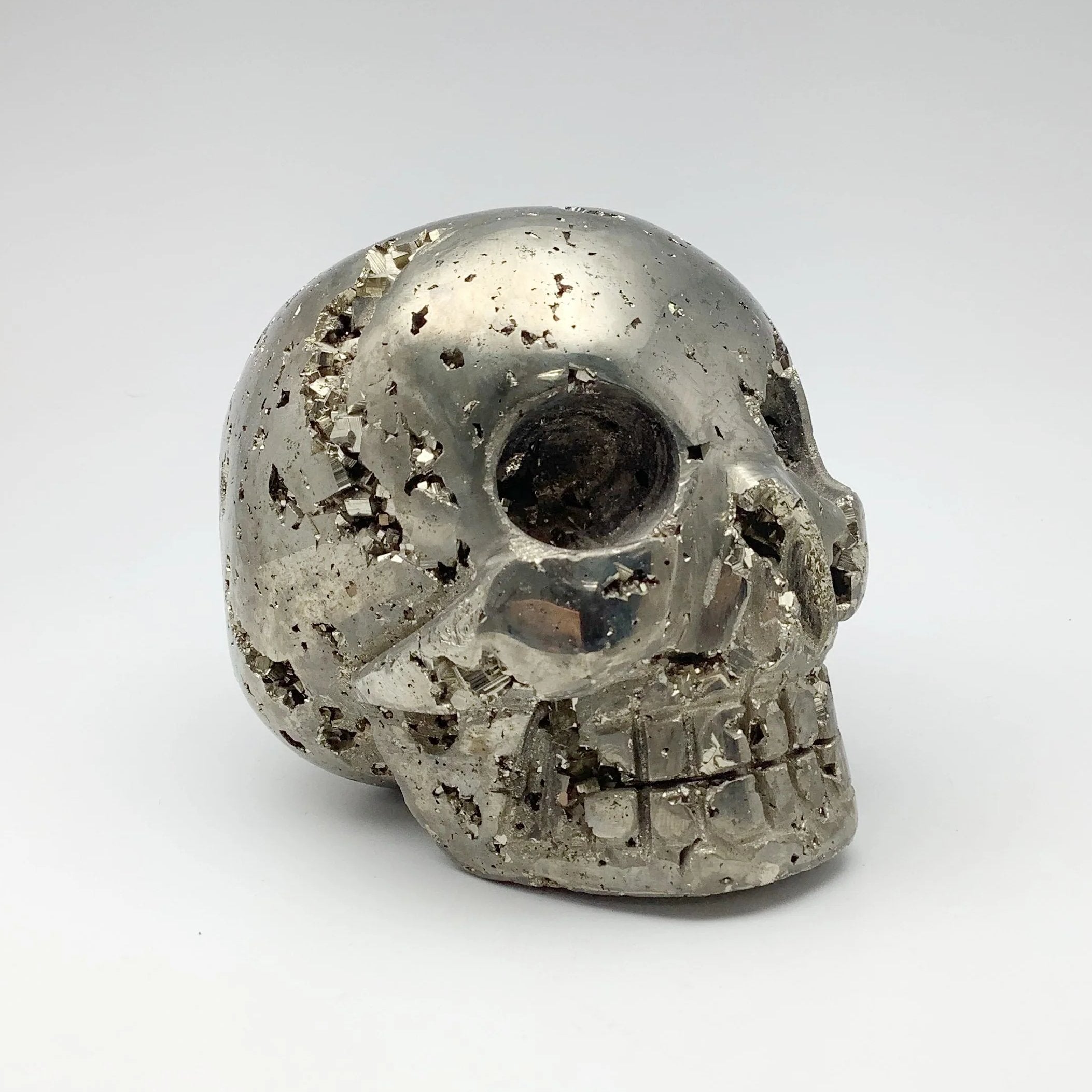 Iron Pyrite Skull