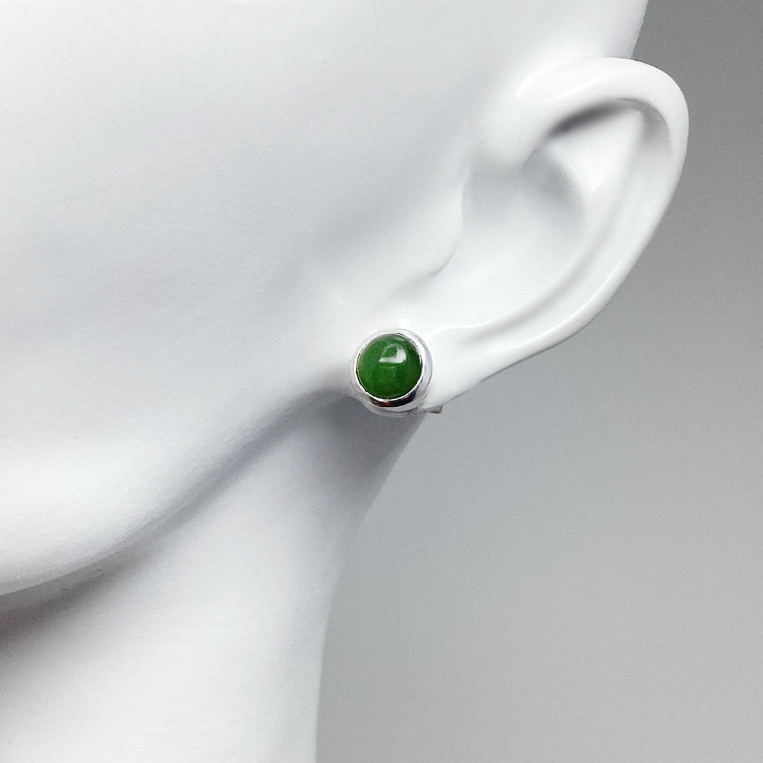 Jade Stud Earrings