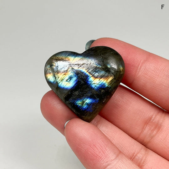 Labradorite Heart