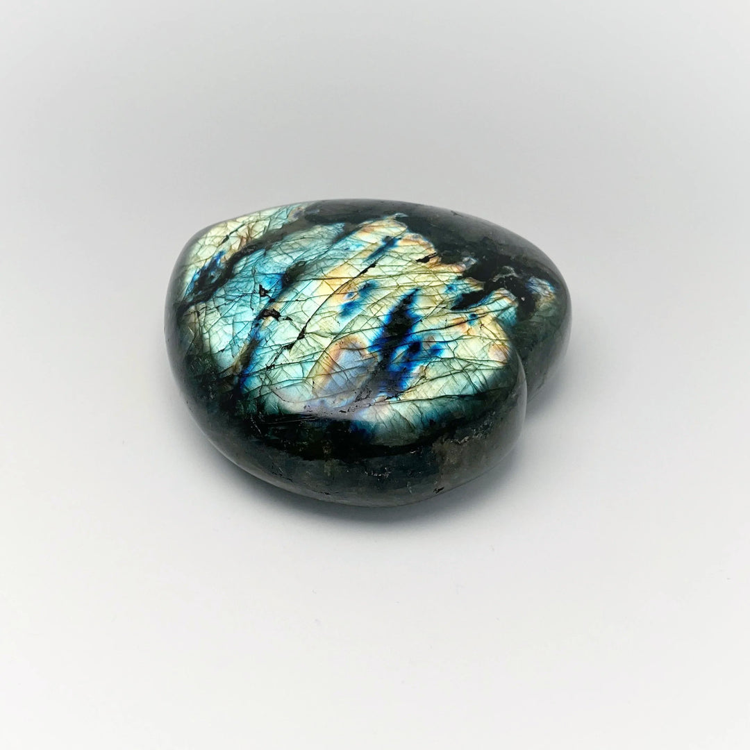 Labradorite Heart