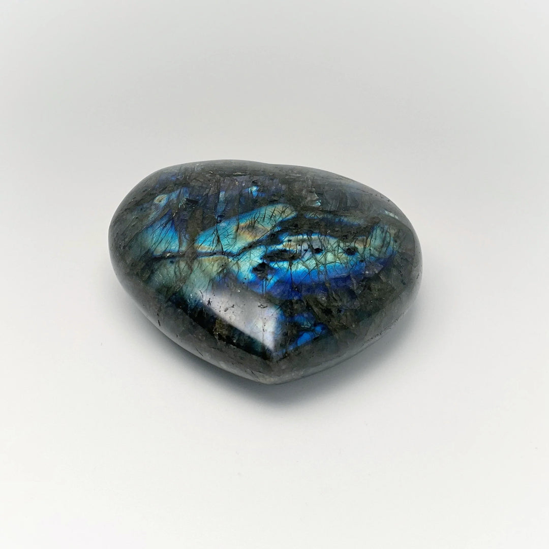 Labradorite Heart