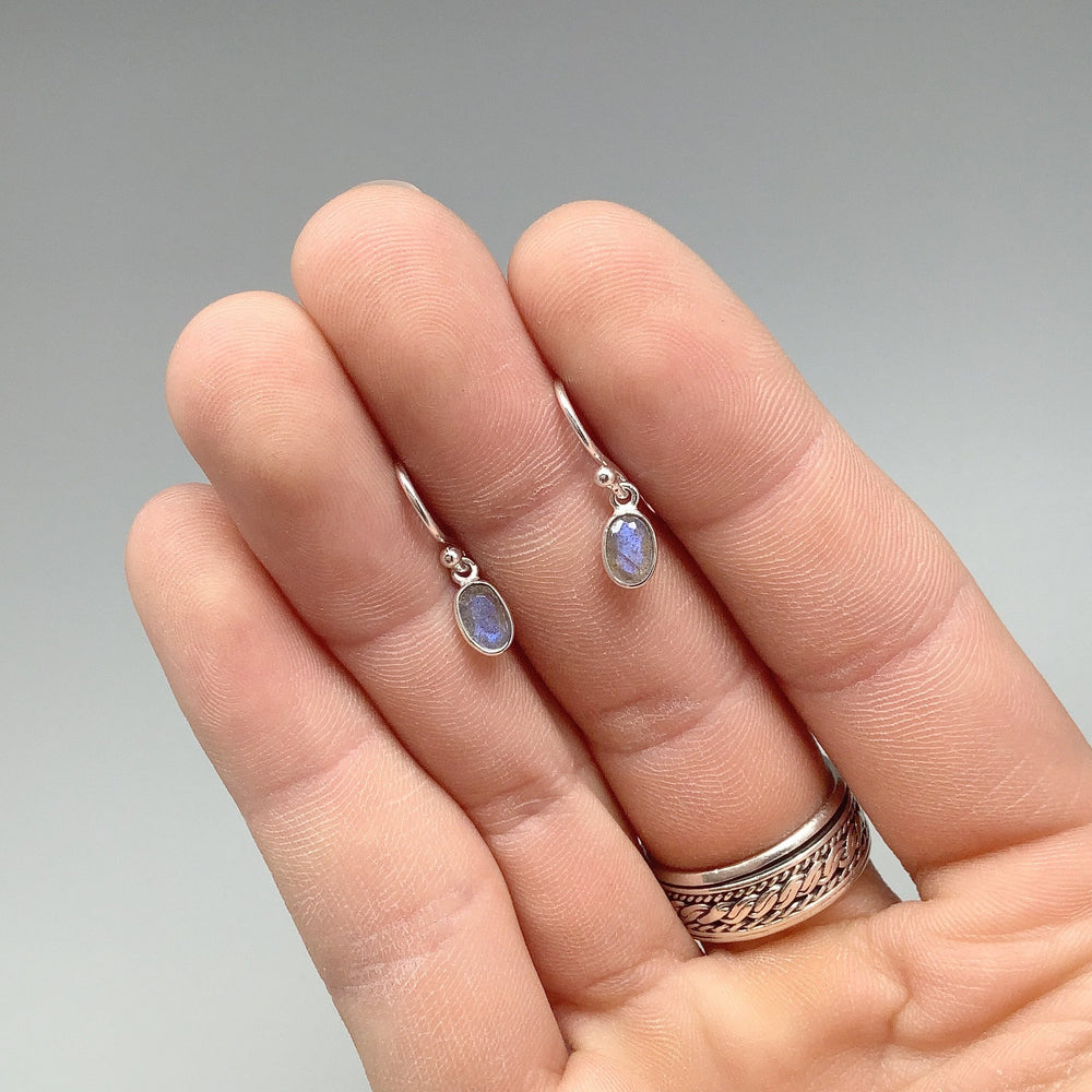 Labradorite Stud Earrings