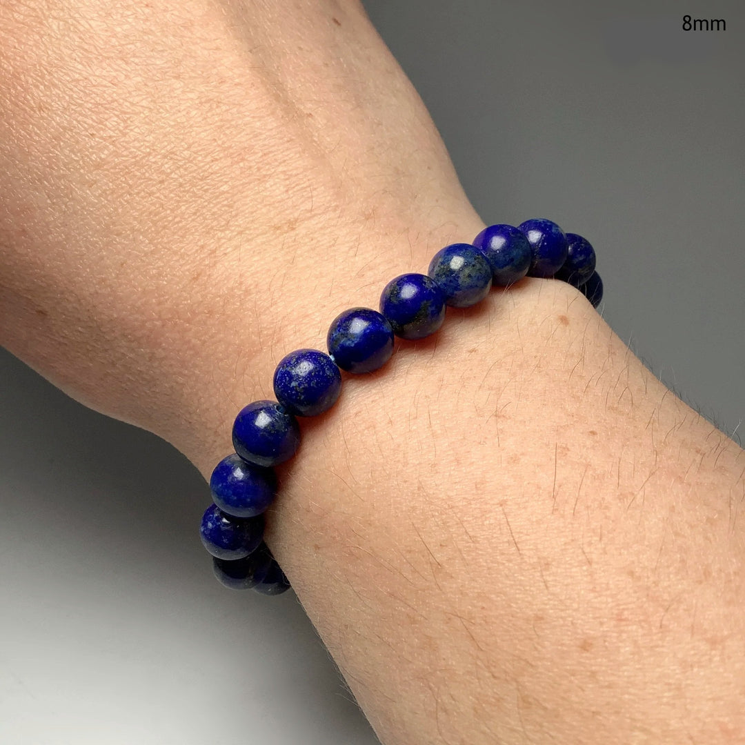 Lapis Lazuli Beaded Bracelet - High Quality