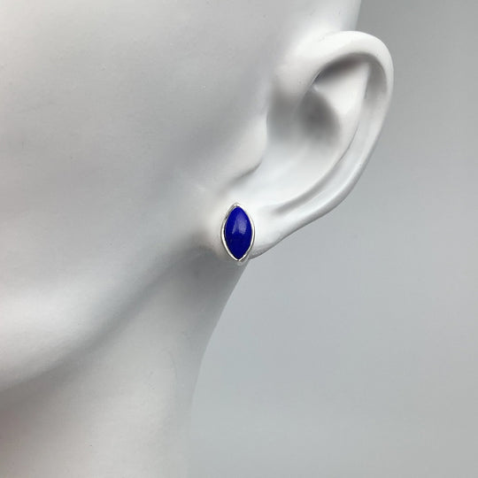 Lapis Lazuli Stud Earrings