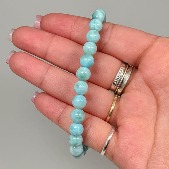 Larimar Beaded Bracelet