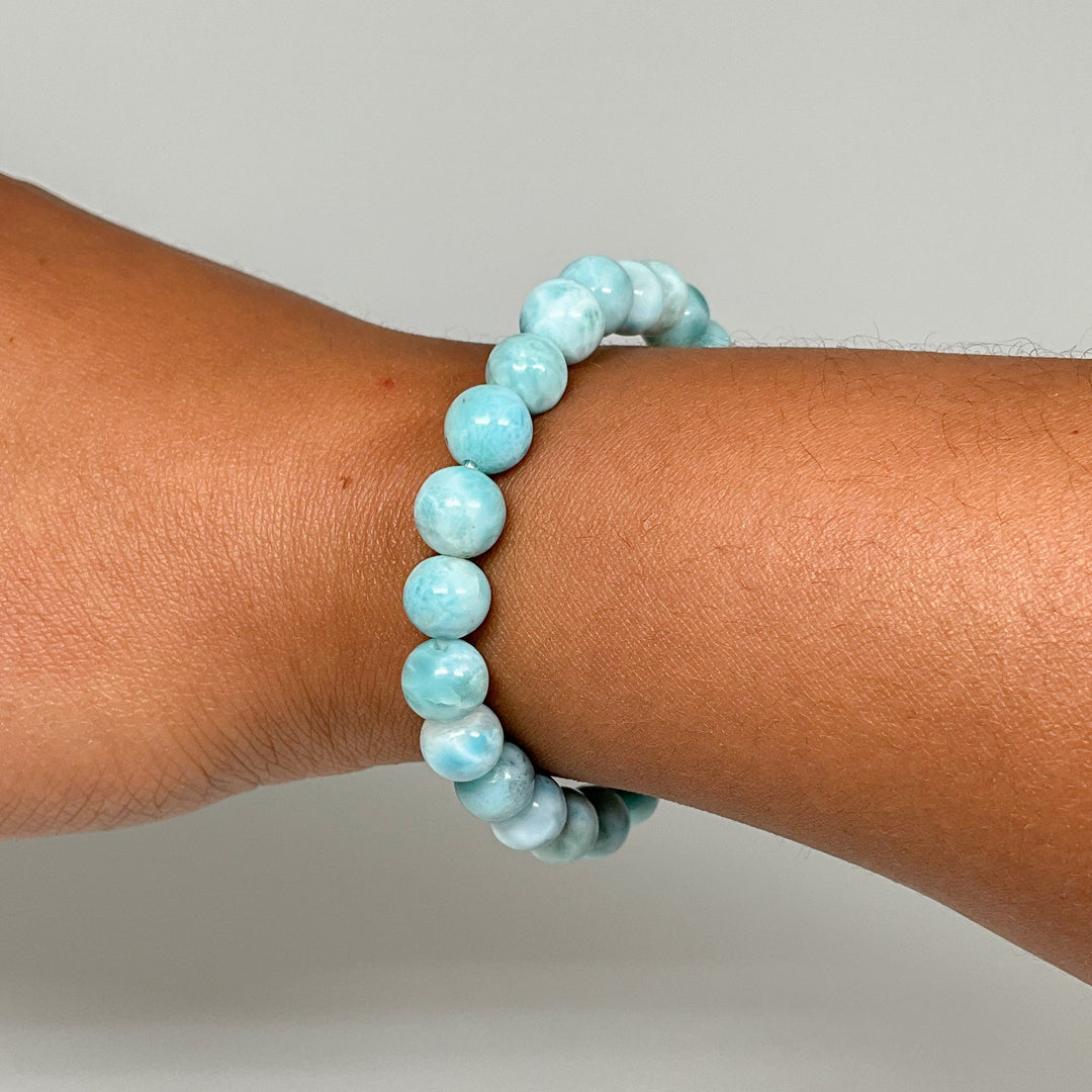 Larimar Beaded Bracelet