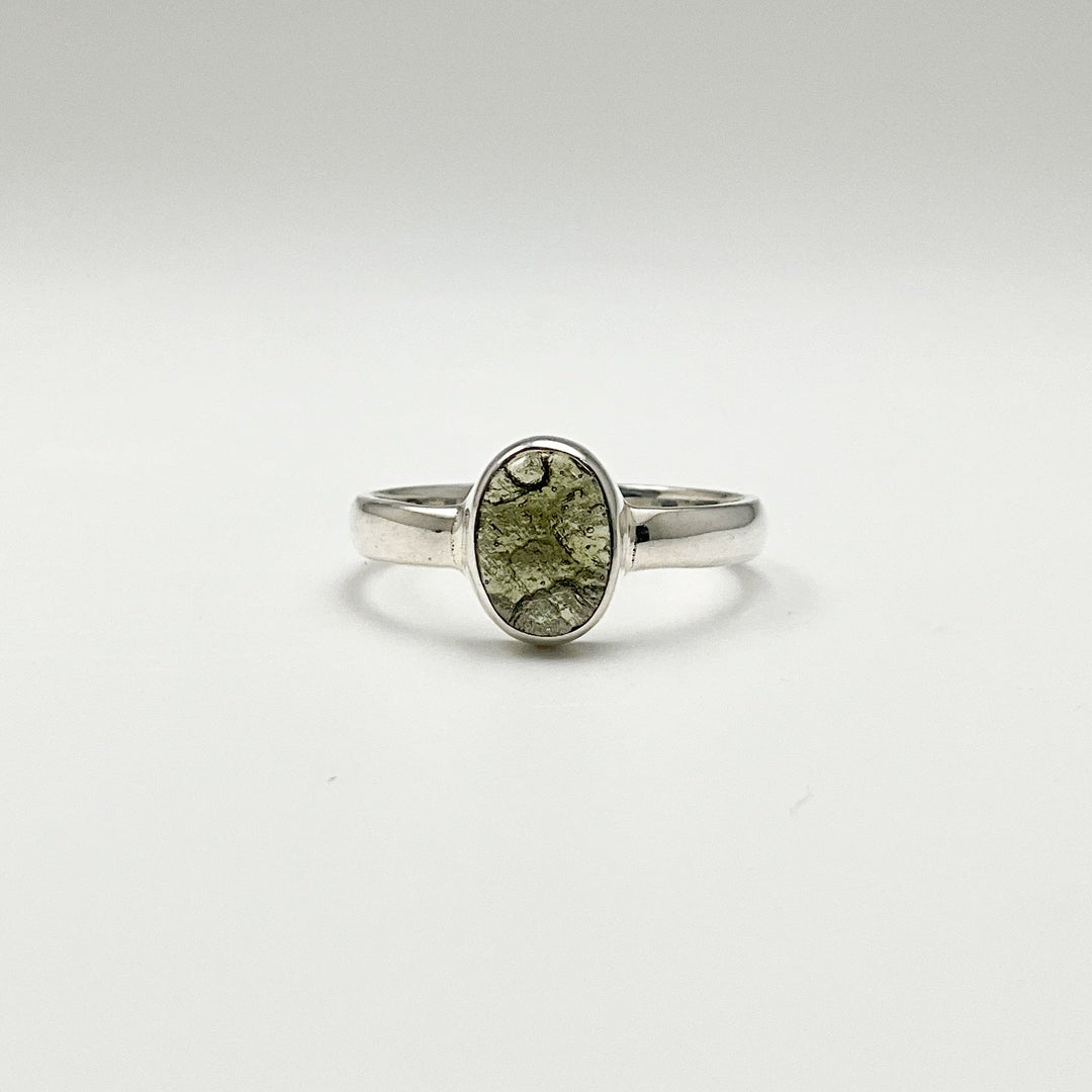 Moldavite Ring