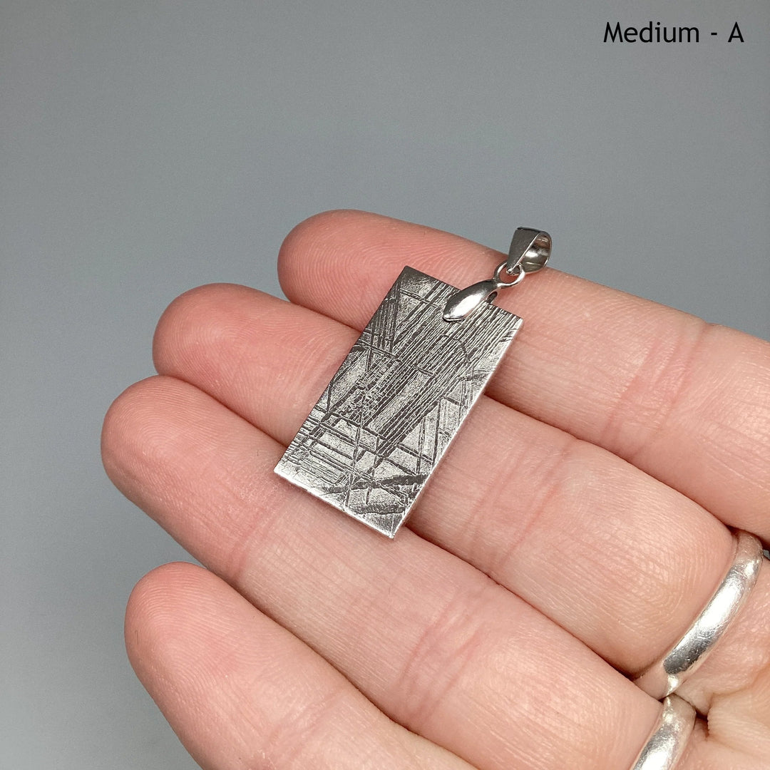 Muonionalusta Meteorite Bail Top Pendant