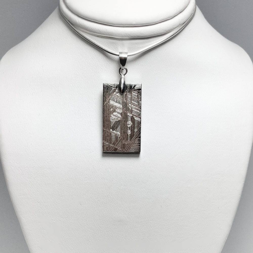 Muonionalusta Meteorite Bail Top Pendant