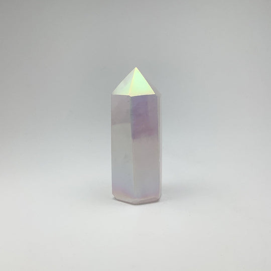 Opalescent Rose Quartz Point