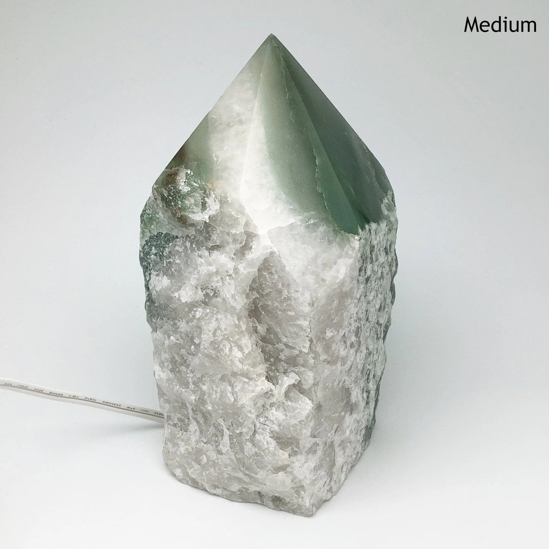 Orchid Green Aventurine Lamp