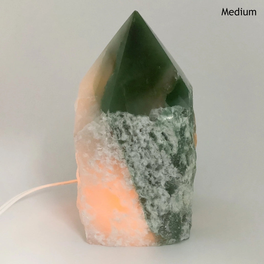 Orchid Green Aventurine Lamp