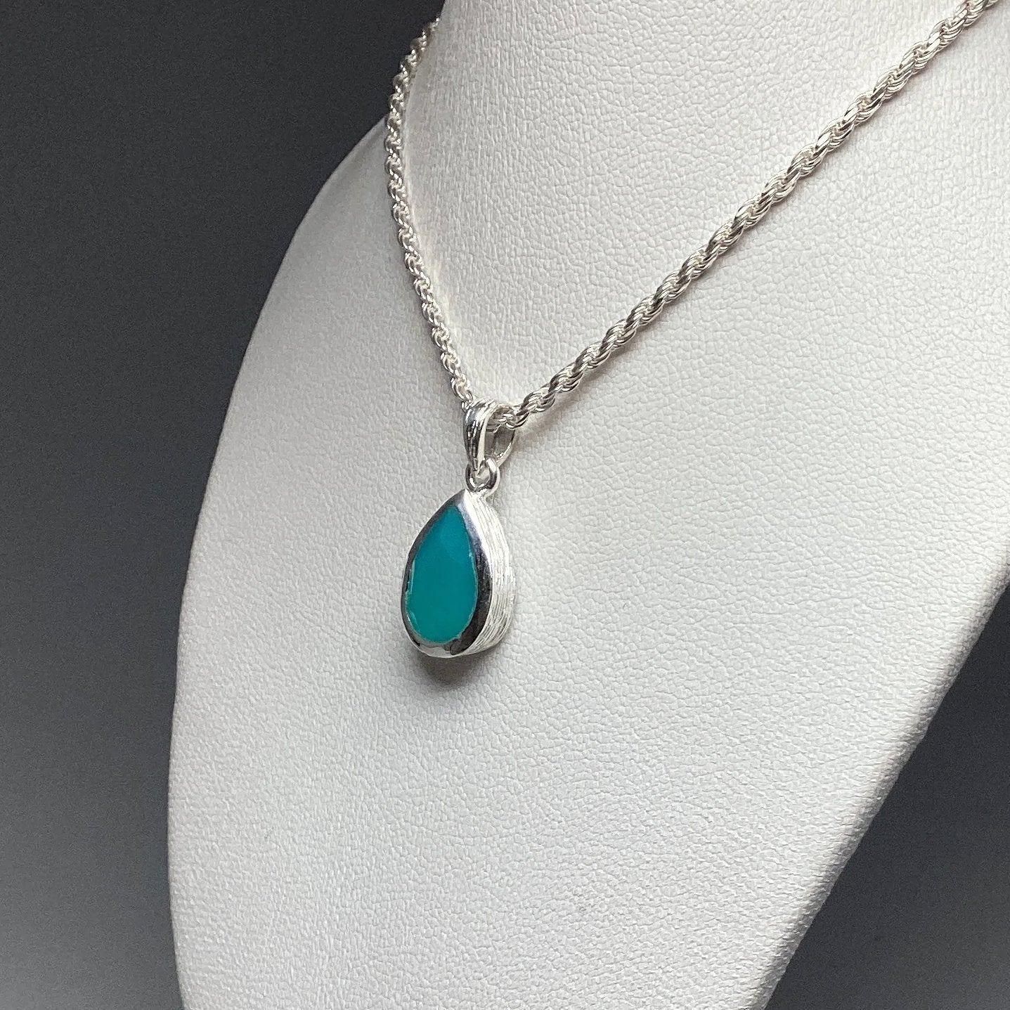 Paraiba Blue Onyx Pendant