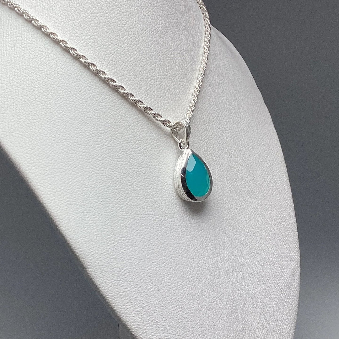 Paraiba Blue Onyx Pendant