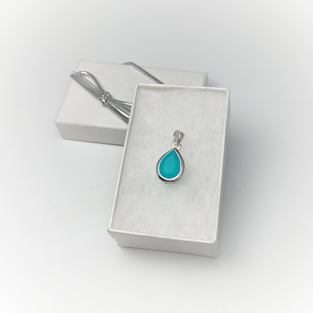 Paraiba Blue Onyx Pendant