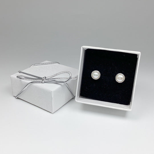 Pearl Stud Earrings