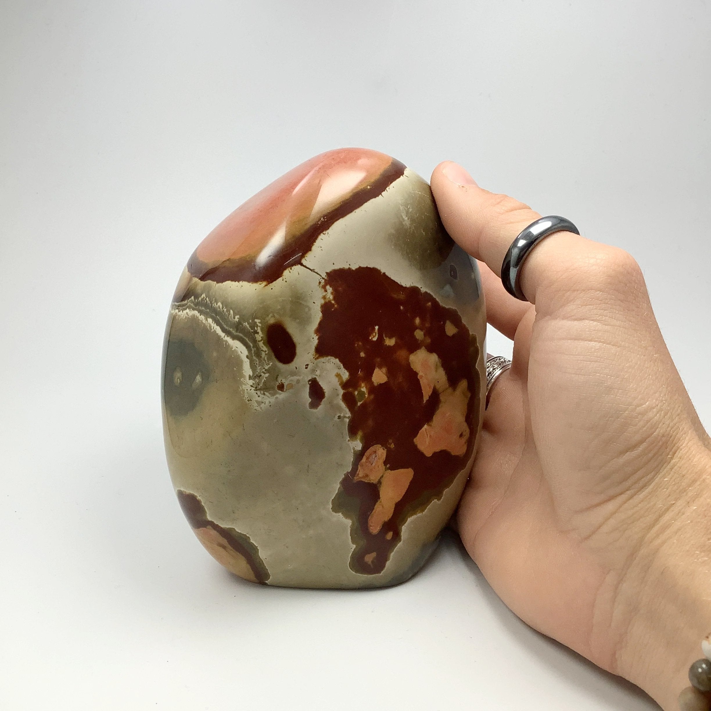 Polychrome Jasper Freeform Stand Up