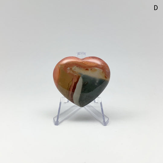 Polychrome Jasper Heart