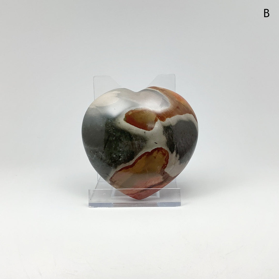 Polychrome Jasper Heart