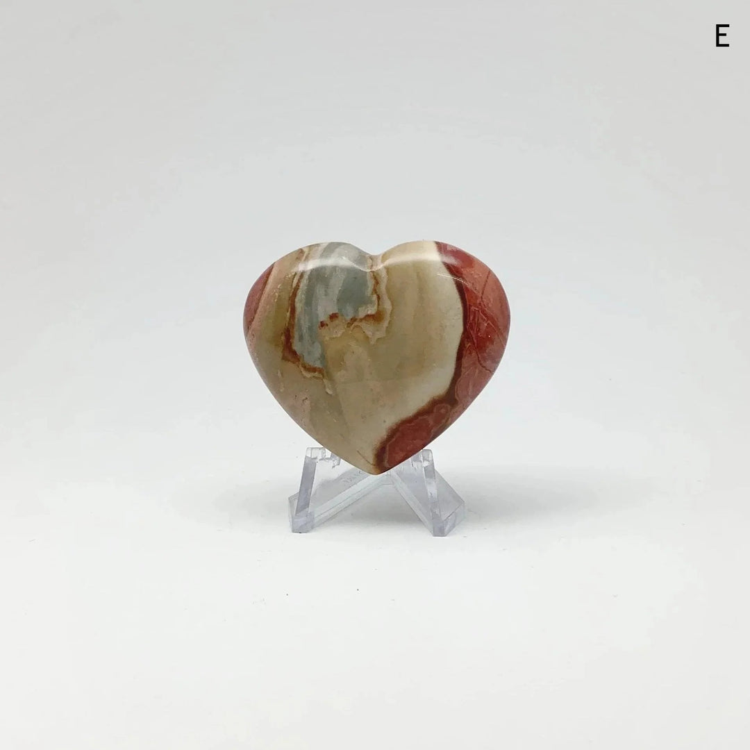 Polychrome Jasper Heart