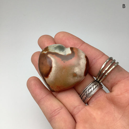 Polychrome Jasper Heart