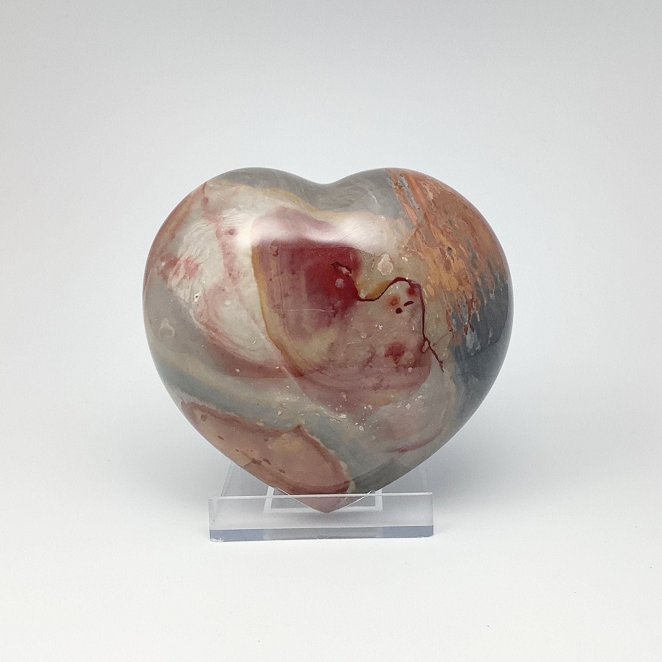 Polychrome Jasper Heart