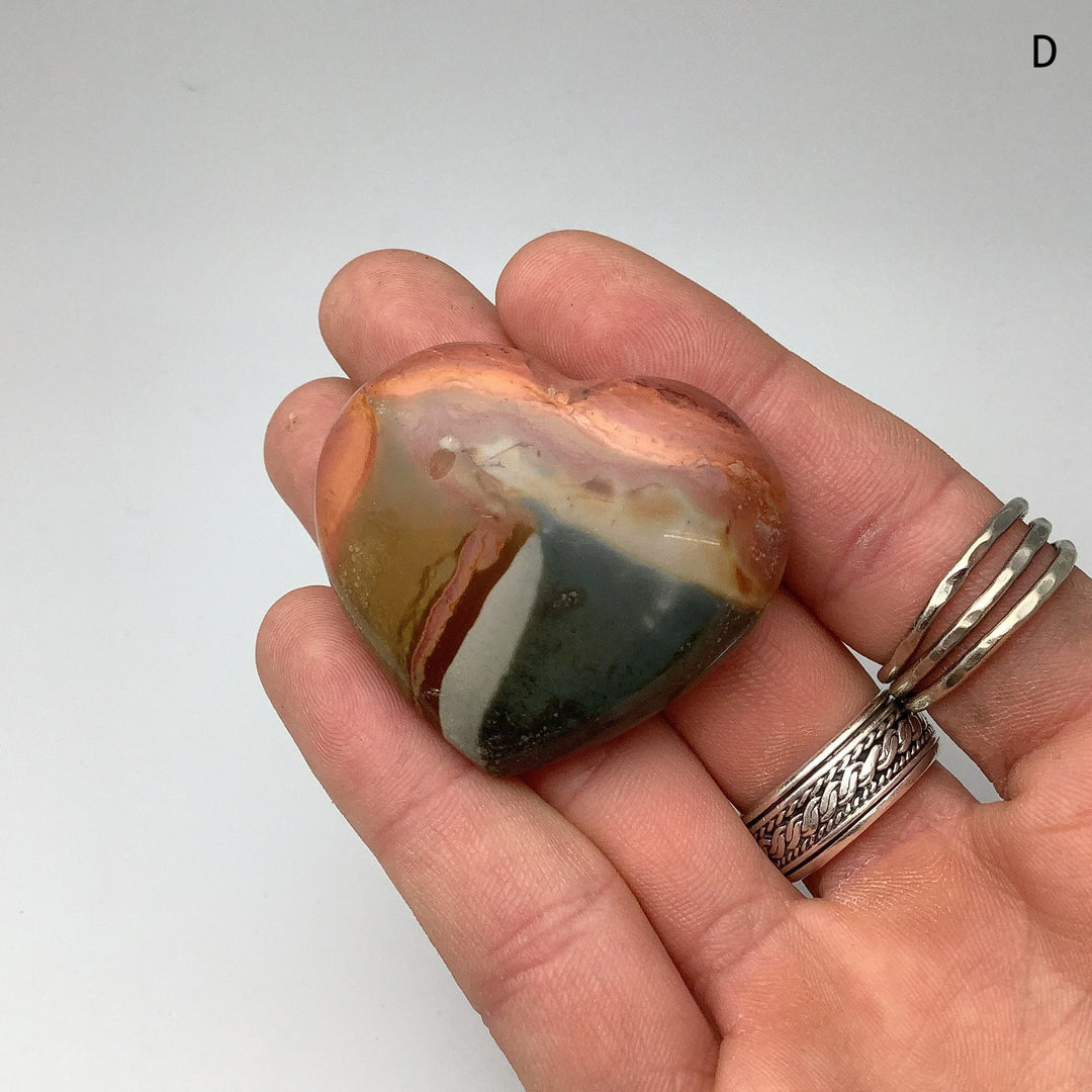 Polychrome Jasper Heart