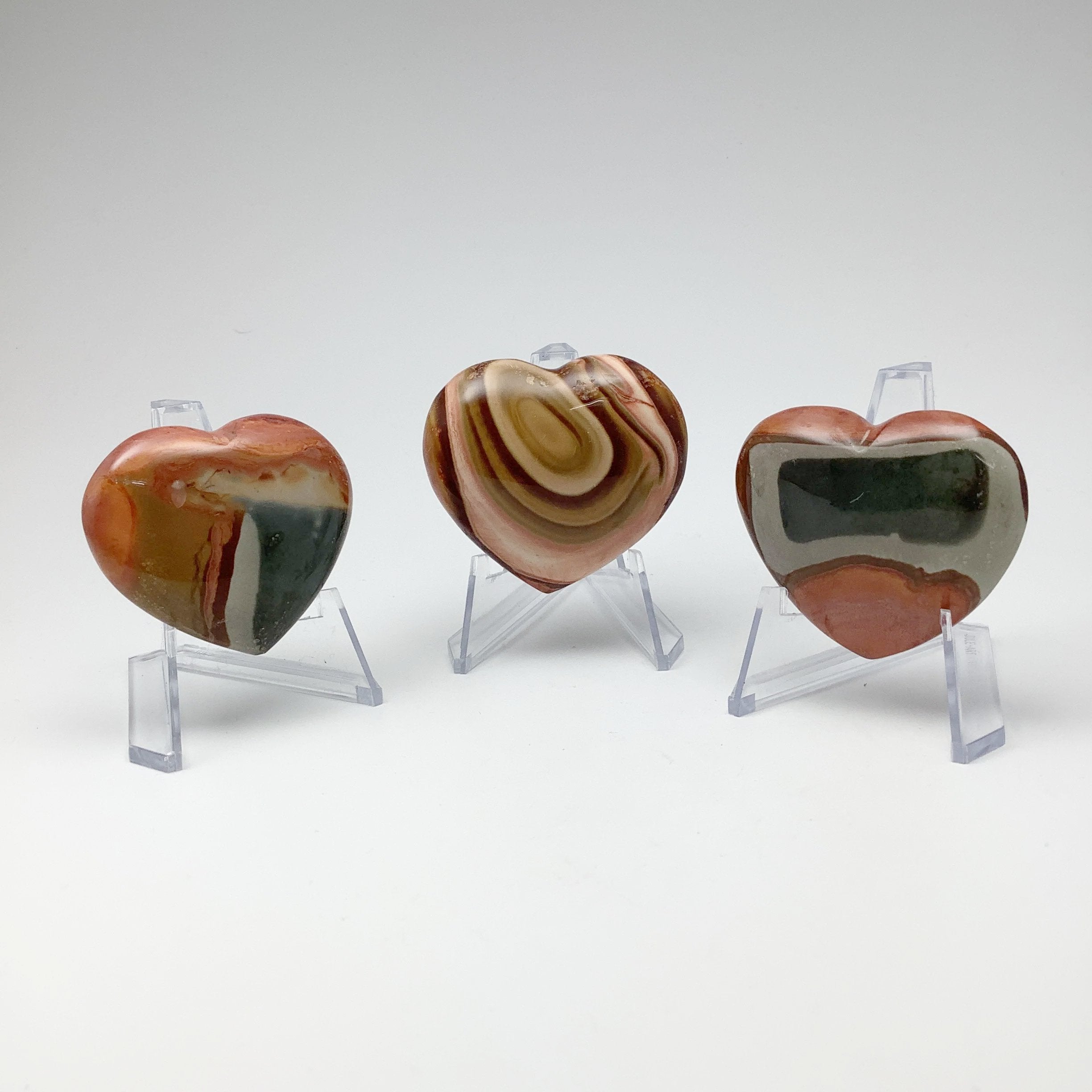 Polychrome Jasper Heart