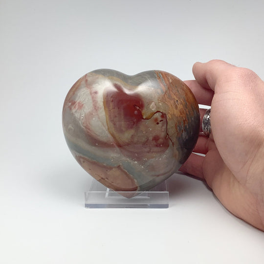 Polychrome Jasper Heart