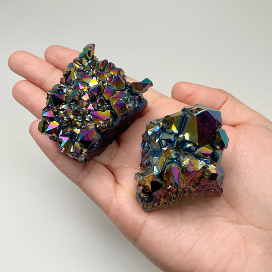 Rainbow Amethyst Druze Cluster