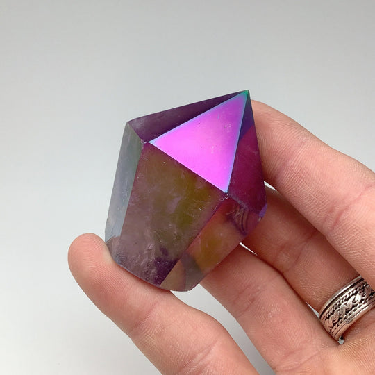 Rainbow Amethyst Point