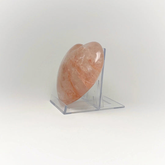 Red Hematoid Quartz Heart