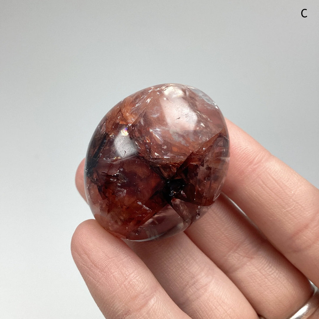 Red Hematoid Quartz Tumble