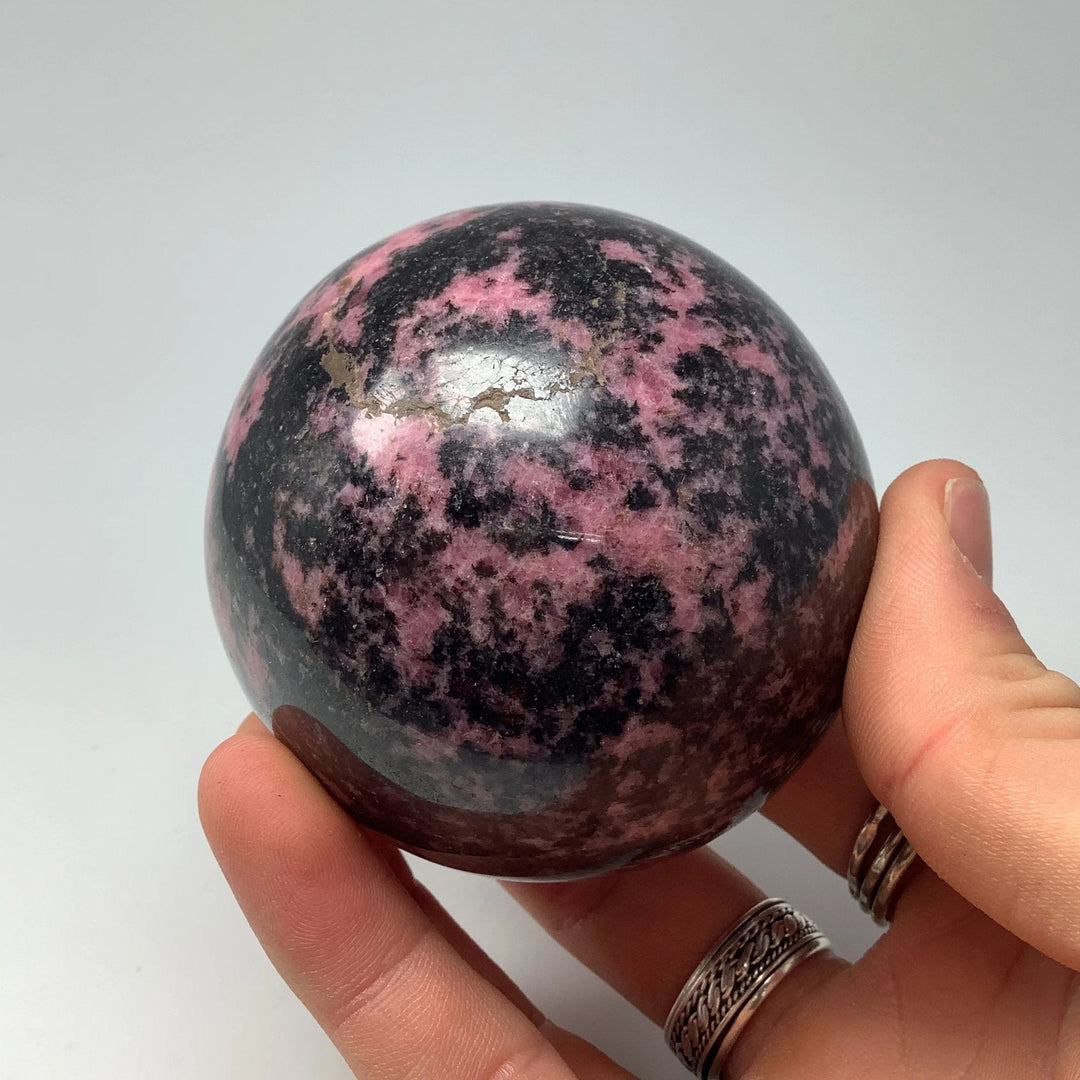 Rhodonite Sphere