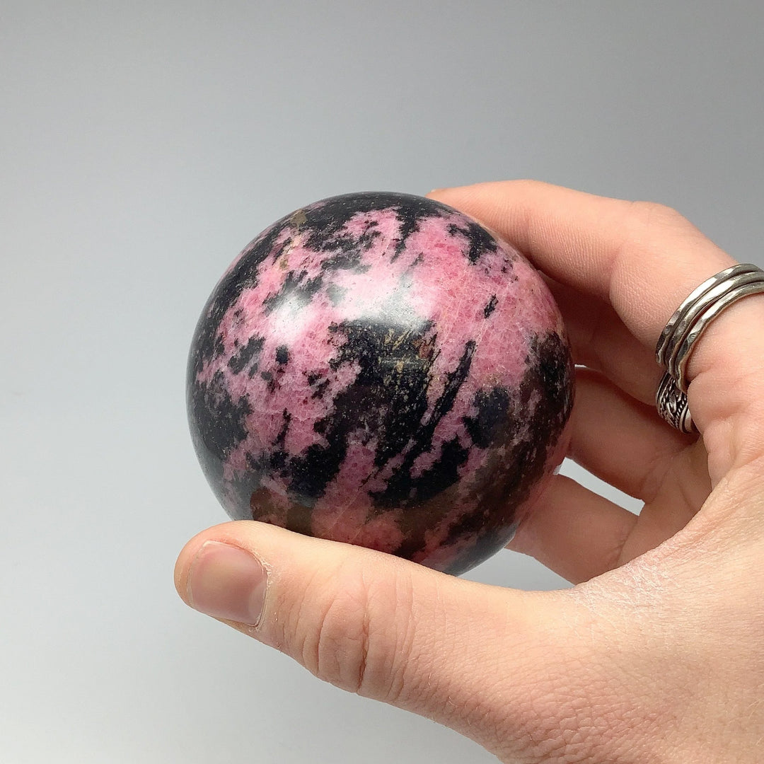 Rhodonite Sphere