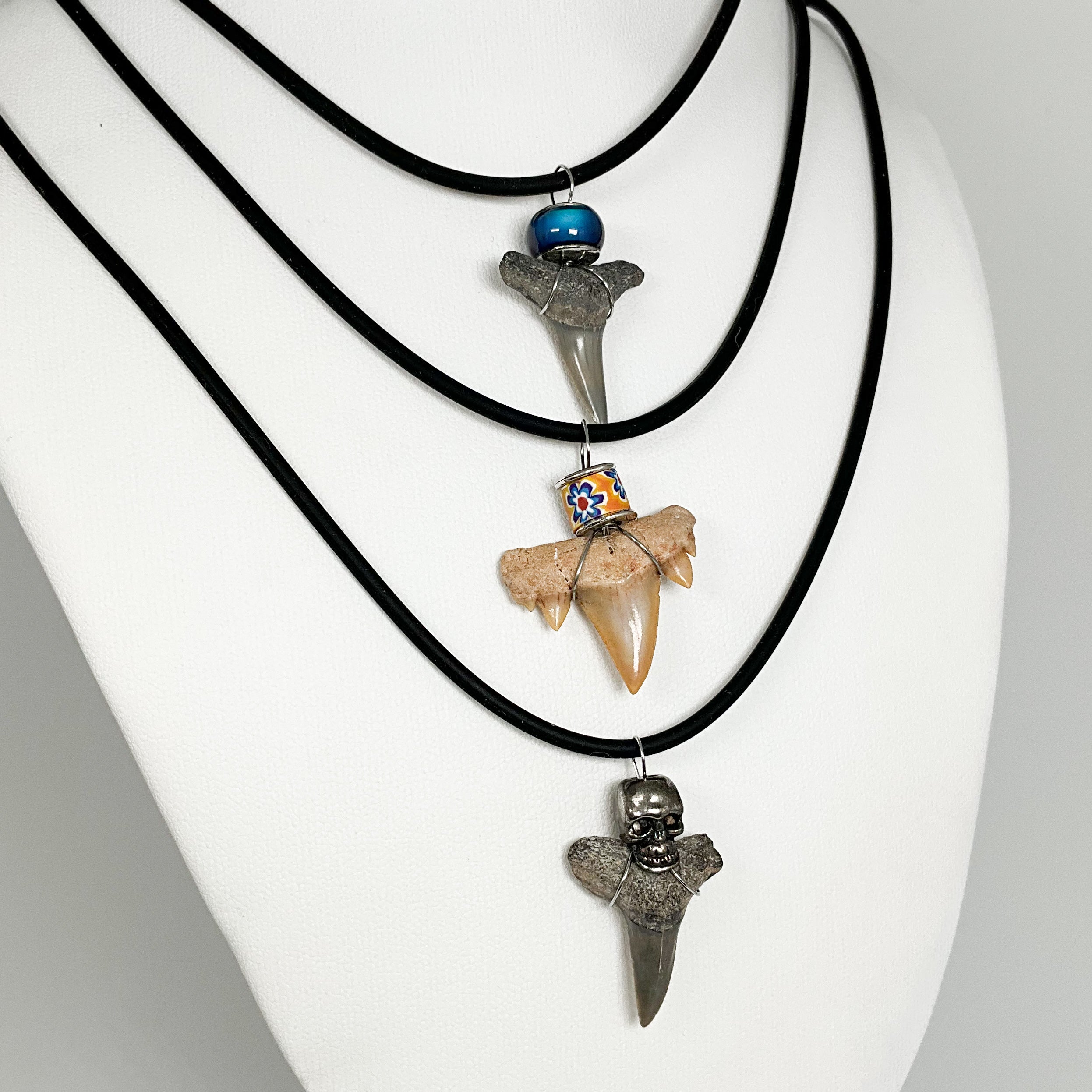 Shark Tooth Fossil Necklace